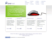 Tablet Screenshot of onehost.com.br